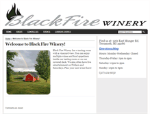 Tablet Screenshot of blackfirewinery.com